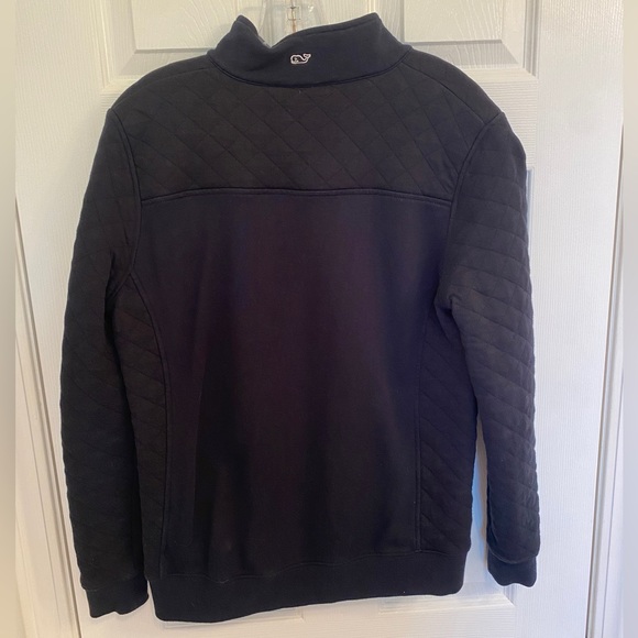 EUC Black Vineyard Vines Pullover | Size Small - Picture 3 of 4